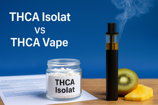 THCA Isolat vs THCA Vape: Fördelar och rätt val