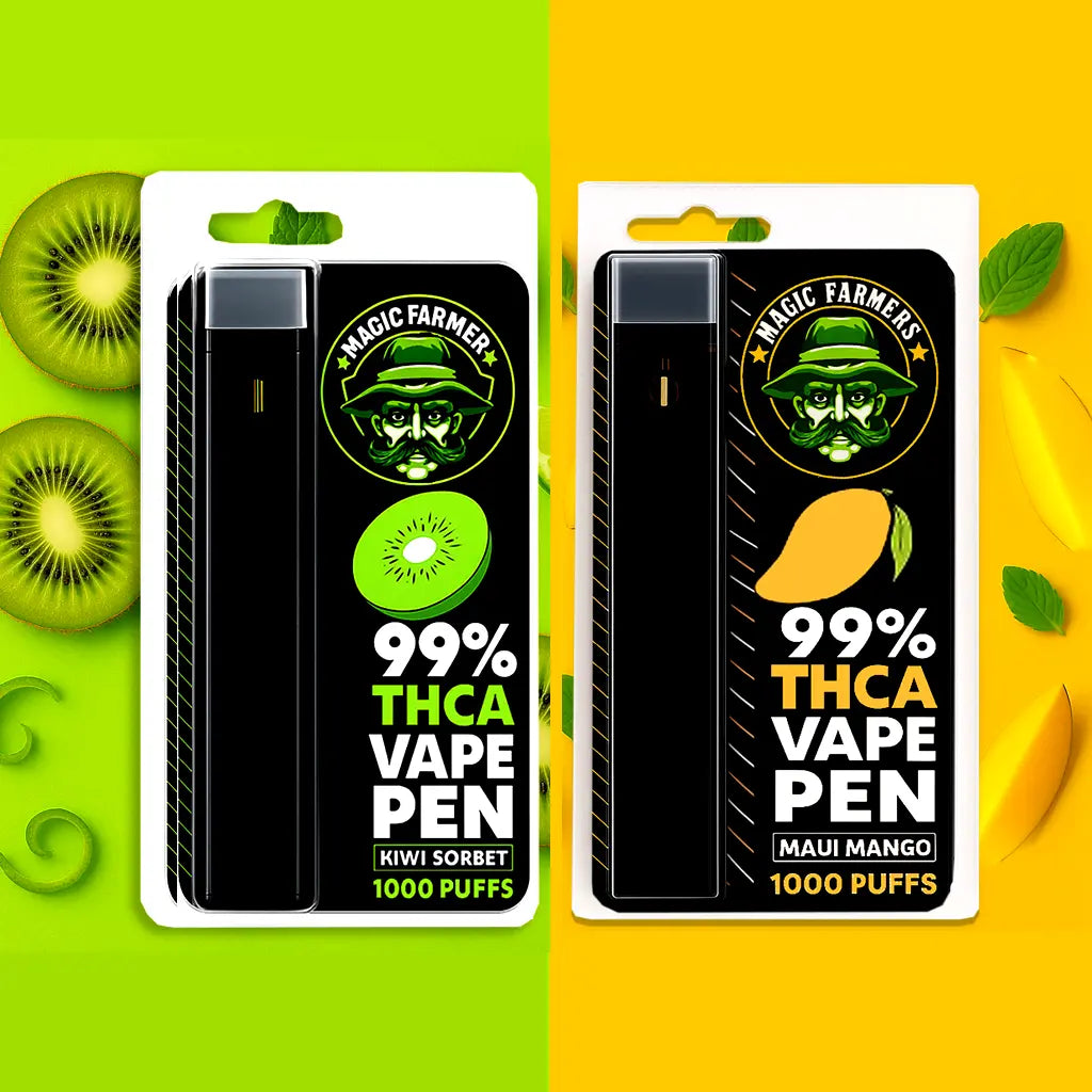Köp THCA vape mixpack – 99 % engångsvapes med 1000 puffs, lagliga i Sverige
