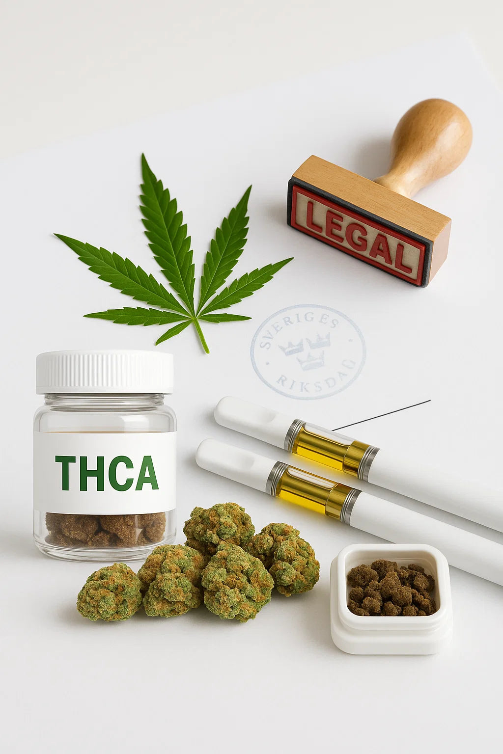 Köp THCA buds, vape och hasch – lagligt alternativ enligt EU och svensk lagstiftning